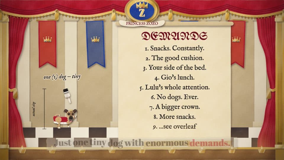 Paper theatre example frame